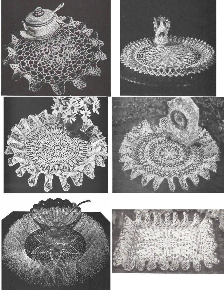 Crocheting Ruffled Doilies (1982)