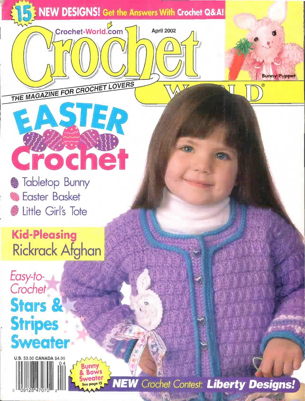Crochet World April 2002 (Volume 25 Number 2)
