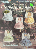 Christmas Clothespin Angels to Crochet — Leisure Arts Leaflet 2518, 1994
