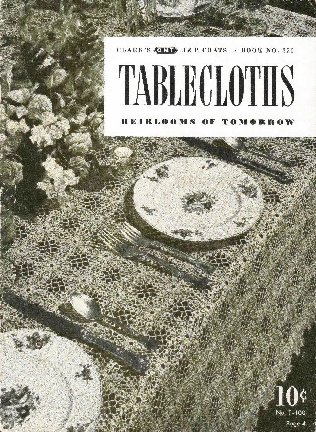 Tablecloths – Heirlooms of Tomorrow, Book No. 251, 1949