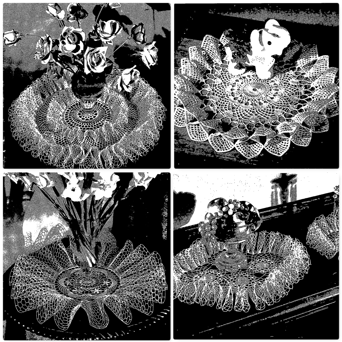 Coats & Clark’s • Ruffled Doilies • Book No. 253 (1949)