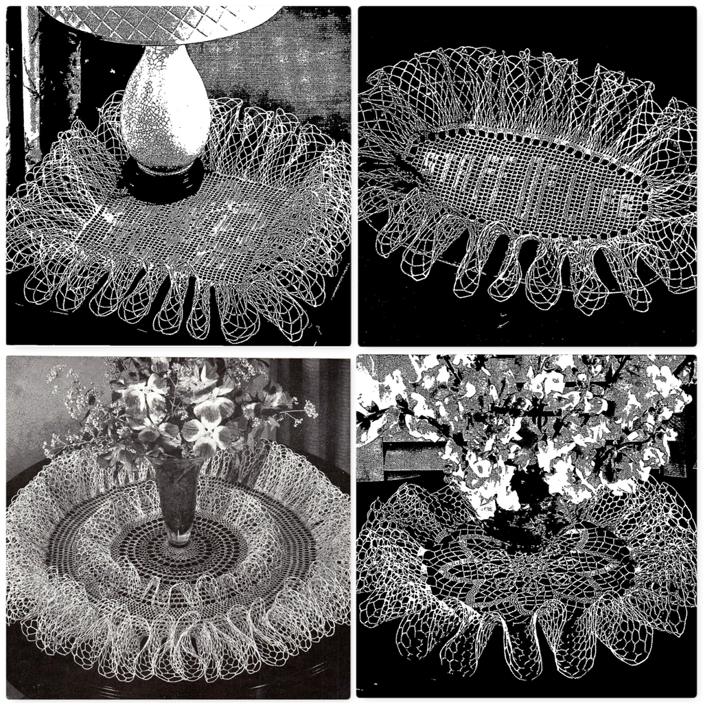 Coats & Clark’s • Ruffled Doilies • Book No. 253 (1949)