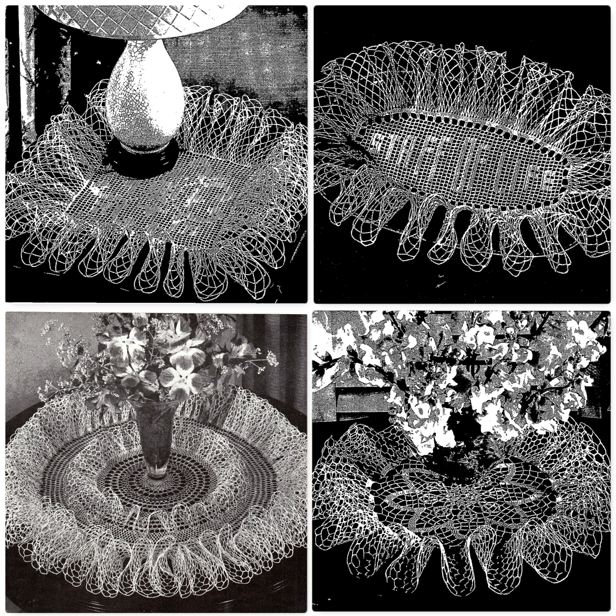 Coats & Clark’s • Ruffled Doilies • Book No. 253 (1949)
