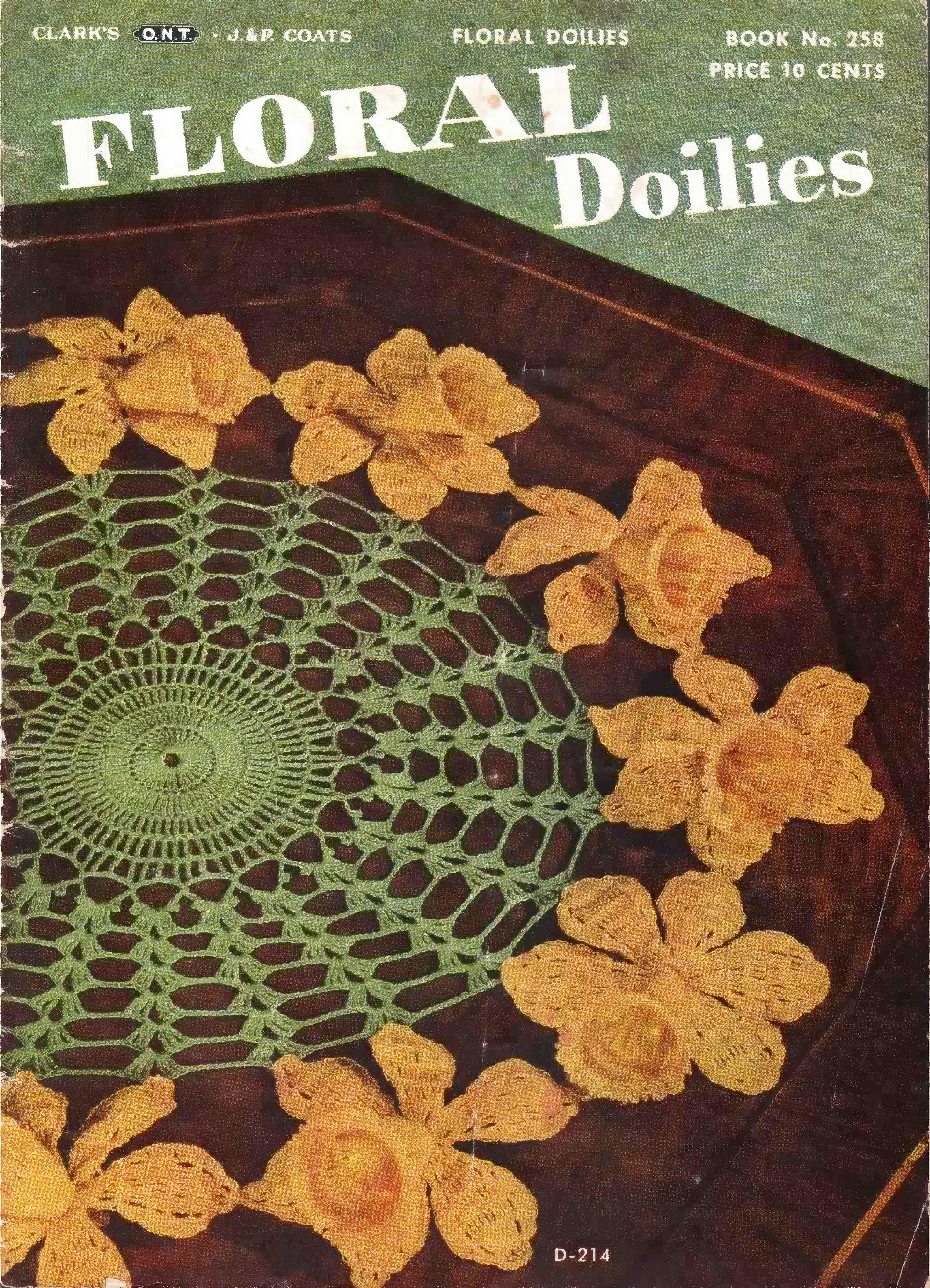 Floral Doilies, Book No. 258, 1949