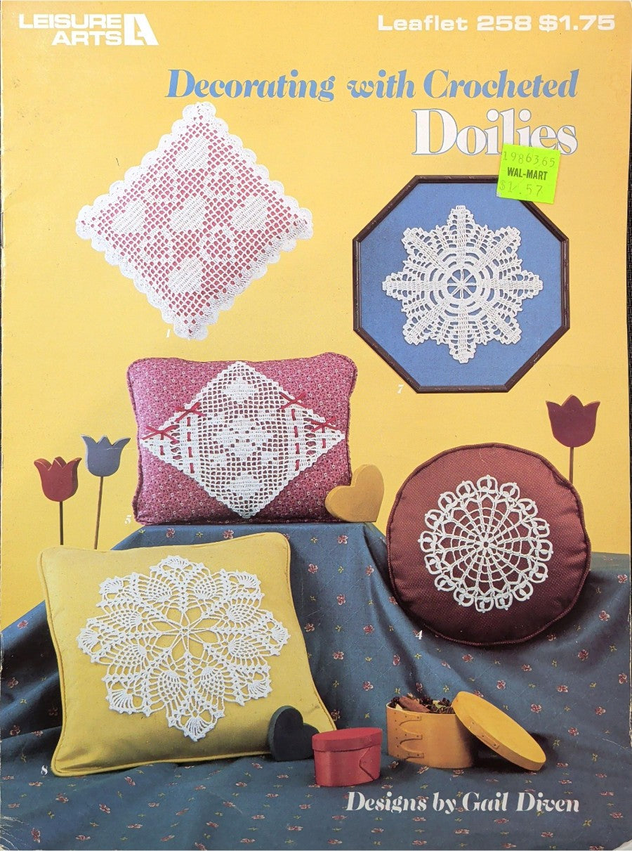 Decorating with Crocheted Doilies — Leisure Arts 258, 1983