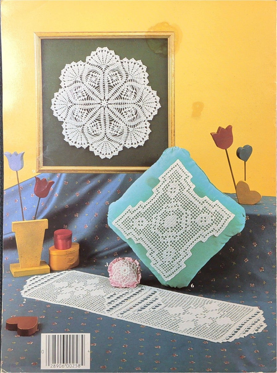 Decorating with Crocheted Doilies — Leisure Arts 258, 1983
