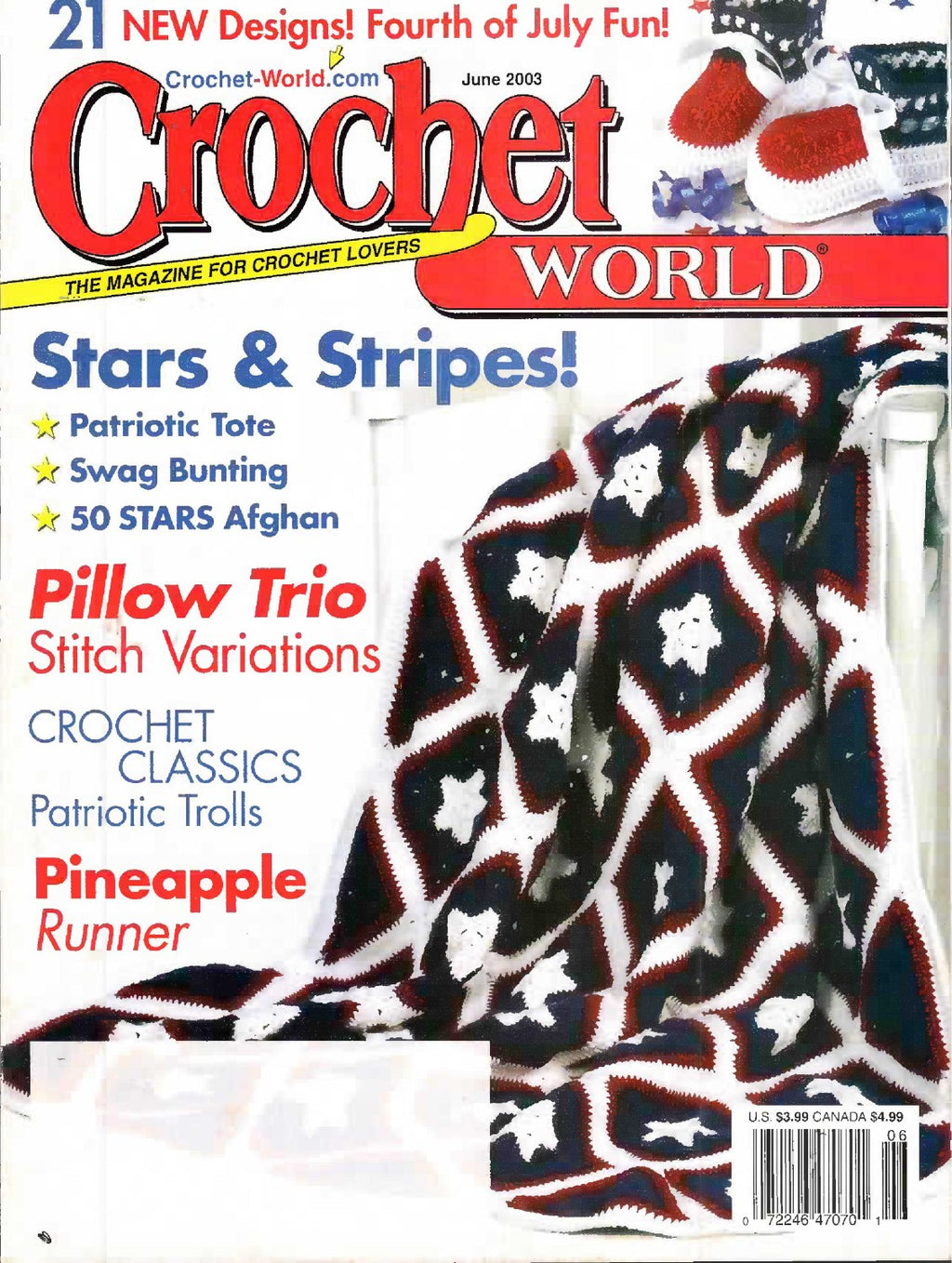 Crochet World June 2003 (Volume 26 Number 3)
