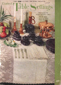 Correct Table Settings, Book No. 260, 1949