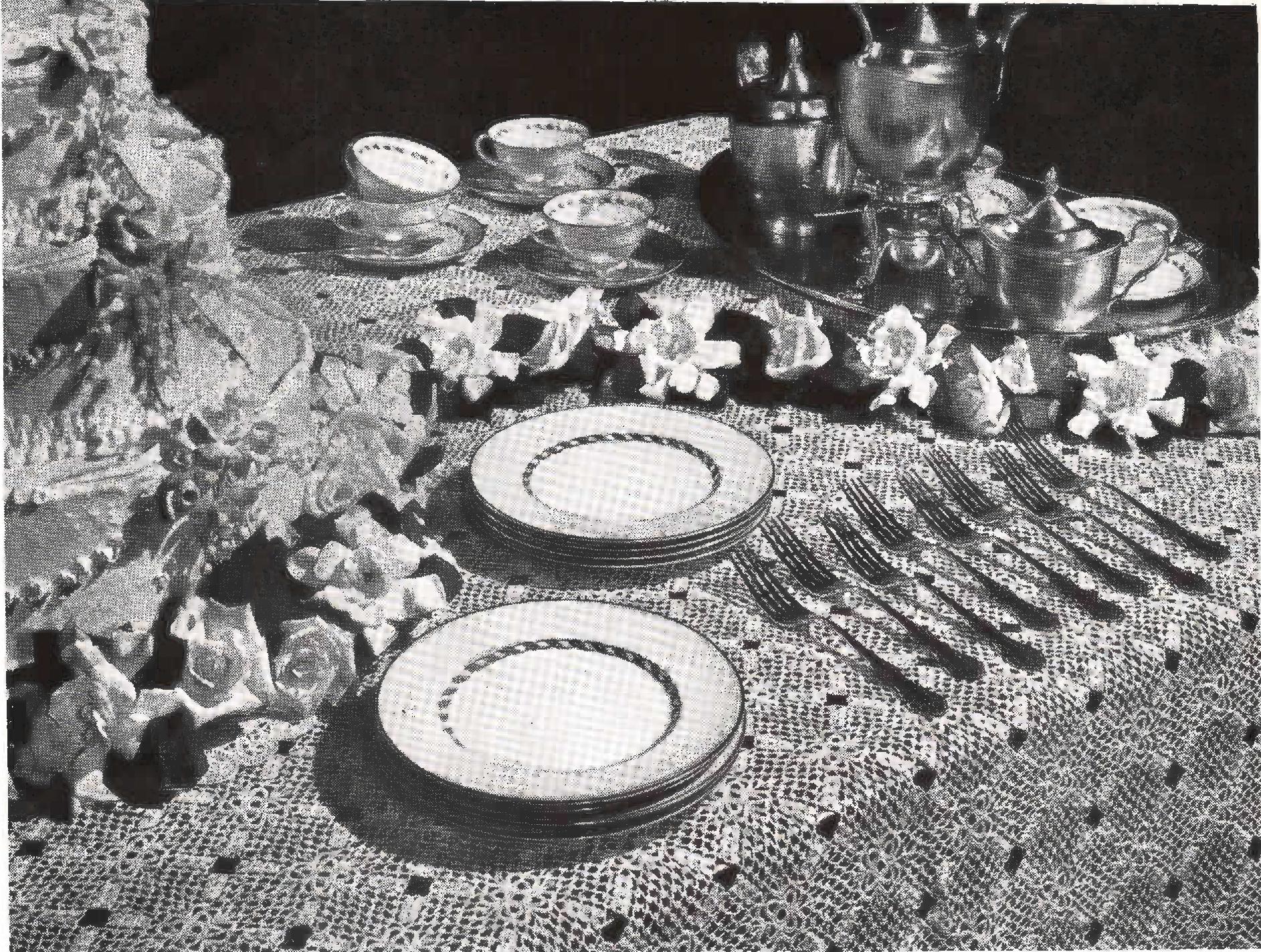 Correct Table Settings, Book No. 260, 1949
