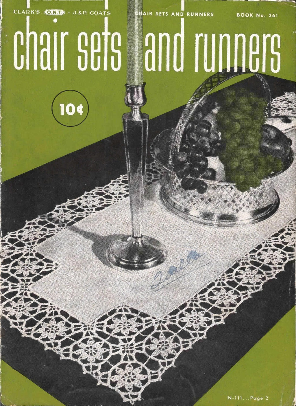 Chair Sets and Runners, Book No. 261, 1949