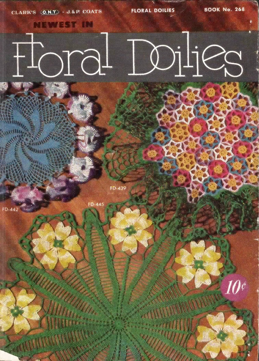 Newest in Floral Doilies, Coats ONT 268 (1950)