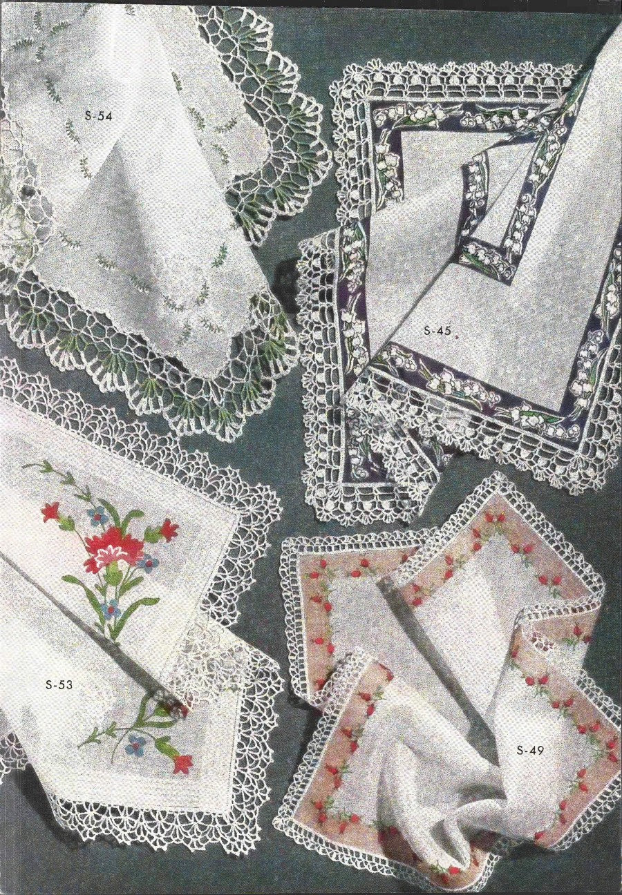 Edgings for Handkerchiefs, Coats ONT 271 (1951)