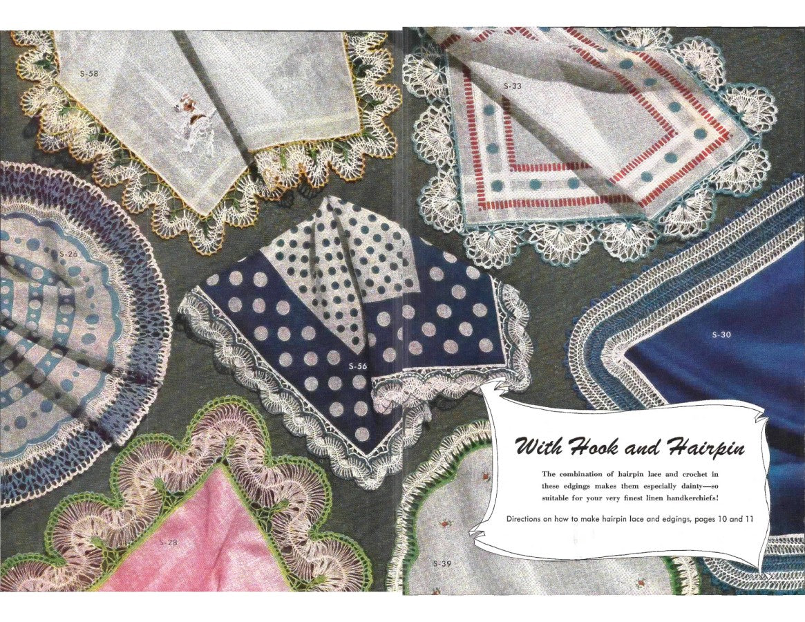 Edgings for Handkerchiefs, Coats ONT 271 (1951)