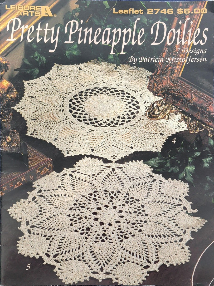 Pretty Pineapple Doilies — Leisure Arts Leaflet 2746, 1995