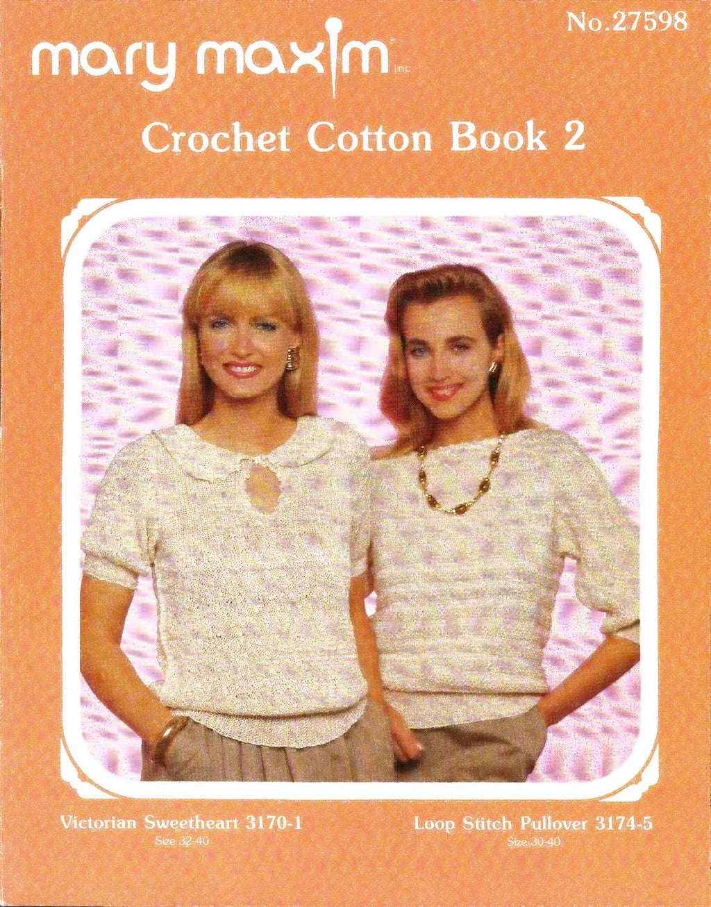 Crochet Cotton Book 2, Mary Maxim No. 27598, circa 1988