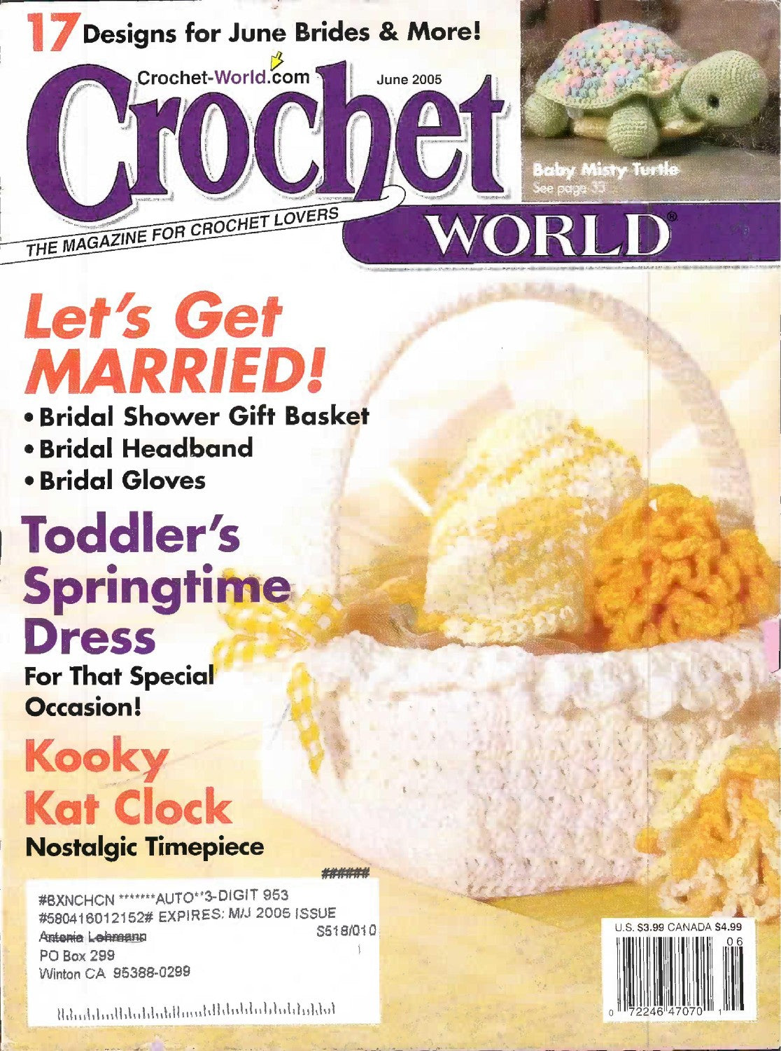 Crochet World June 2005 (Volume 28 Number 3)