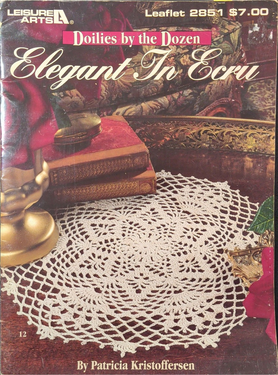 Doilies by the Dozen: Elegant In Ecru — Leisure Arts 2851, 1996