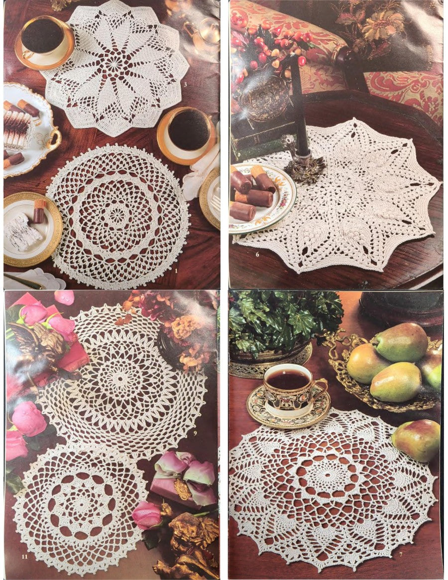 Doilies by the Dozen: Elegant In Ecru — Leisure Arts 2851, 1996