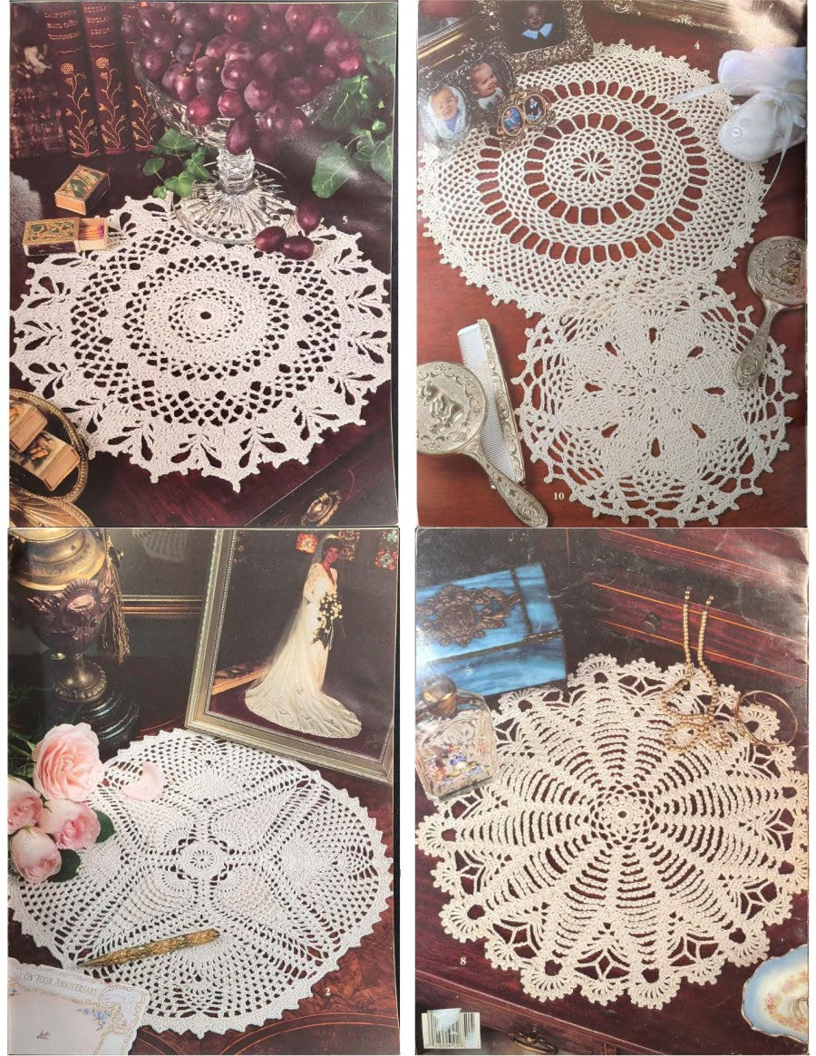 Doilies by the Dozen: Elegant In Ecru — Leisure Arts 2851, 1996