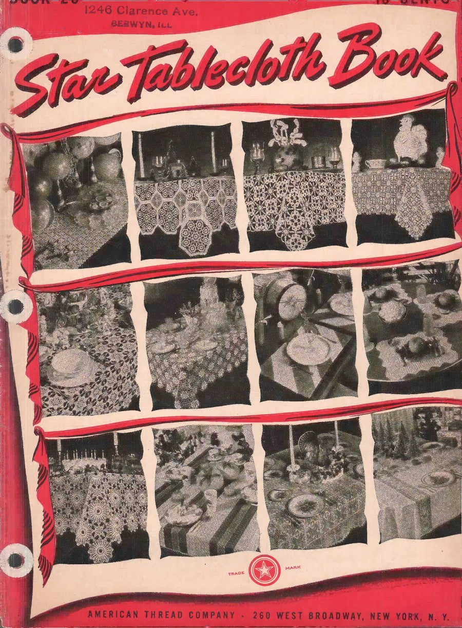 Star Tablecloth Book — Book No. 28, 1944