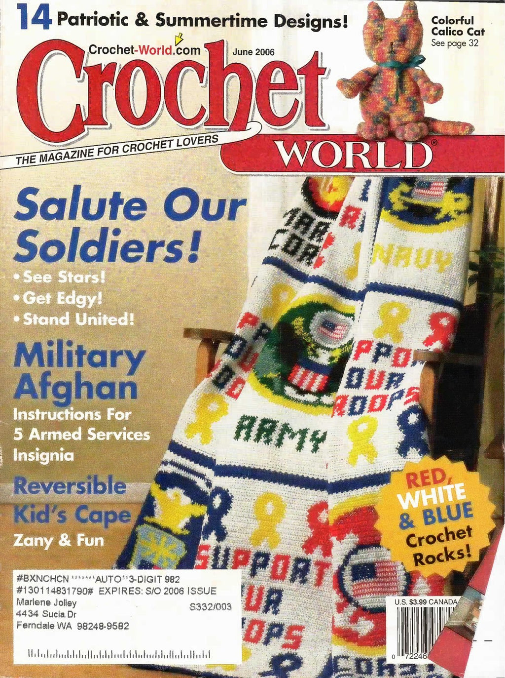 Crochet World June 2006 (Volume 29 Number 3)