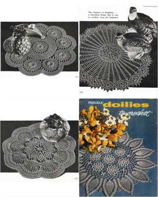 Priscilla Doilies to Crochet — Book No. 324, 1956