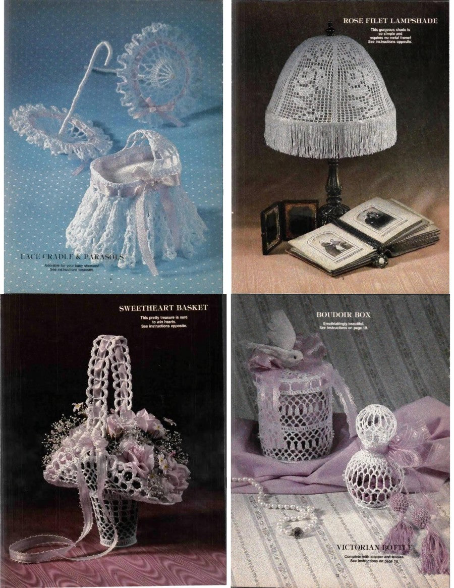 Victorian Crochet Treasures No. 2 — J. & P. Coats Book 202, 1985