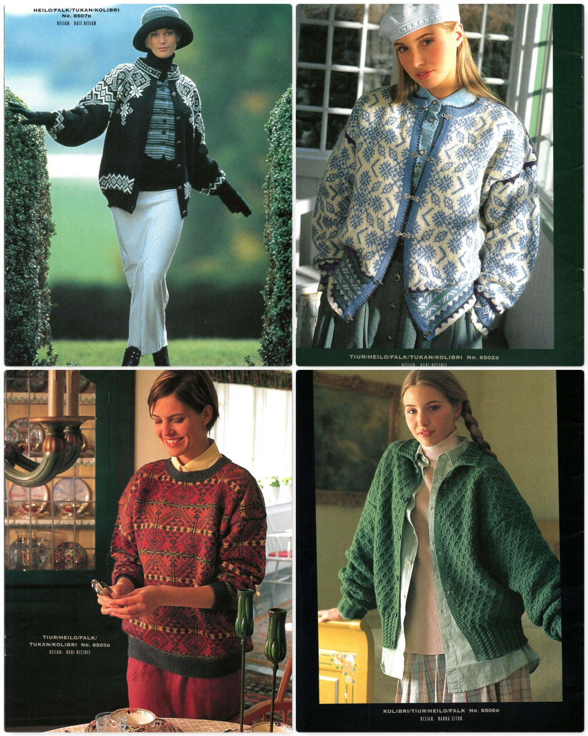 Dale Design Nr. 85B – Strikke-oppskrifter for voksne (Knitting Patterns for Adults), 1997