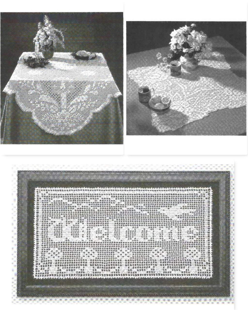 Learn to do Filet Crochet in Just One Day, Annie’s Attic 1281, circa 2002