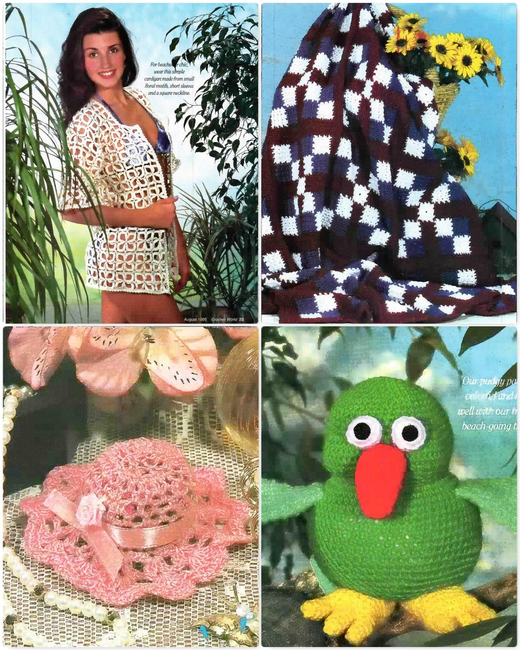 Crochet World August 1995 (Volume 18 Number 4)