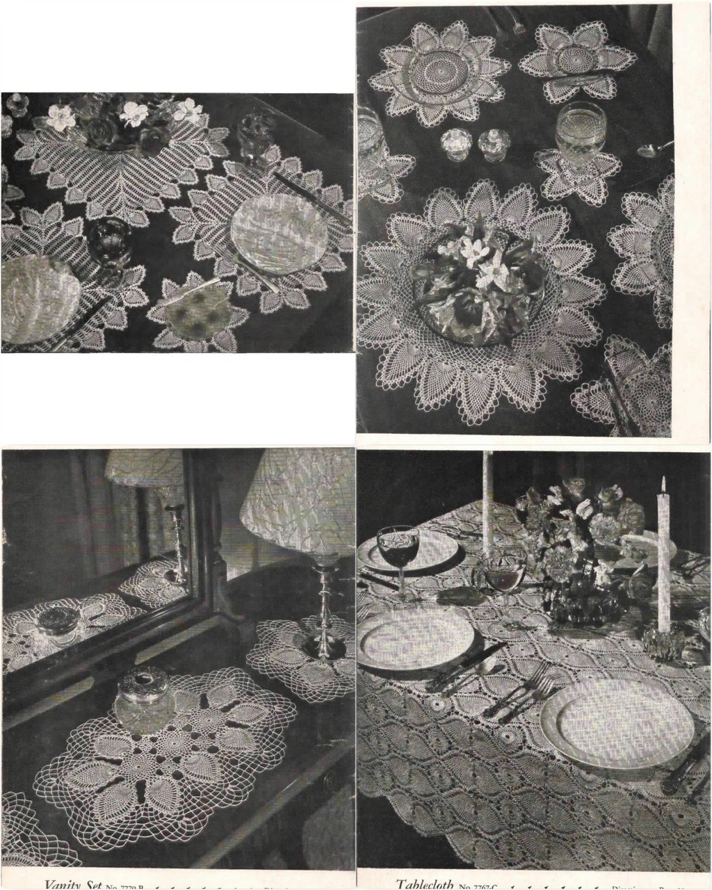 Featuring 14 New Pineapple Designs, Clark’s O.N.T. / J. & P. Coats Book No. 230, 1946