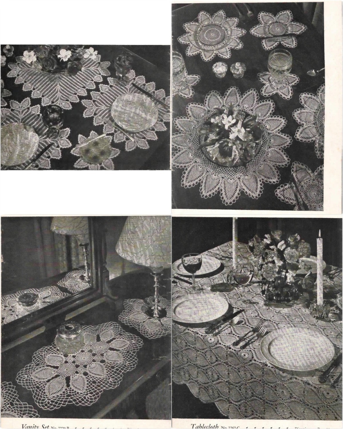 Featuring 14 New Pineapple Designs, Clark’s O.N.T. / J. & P. Coats Book No. 230, 1946