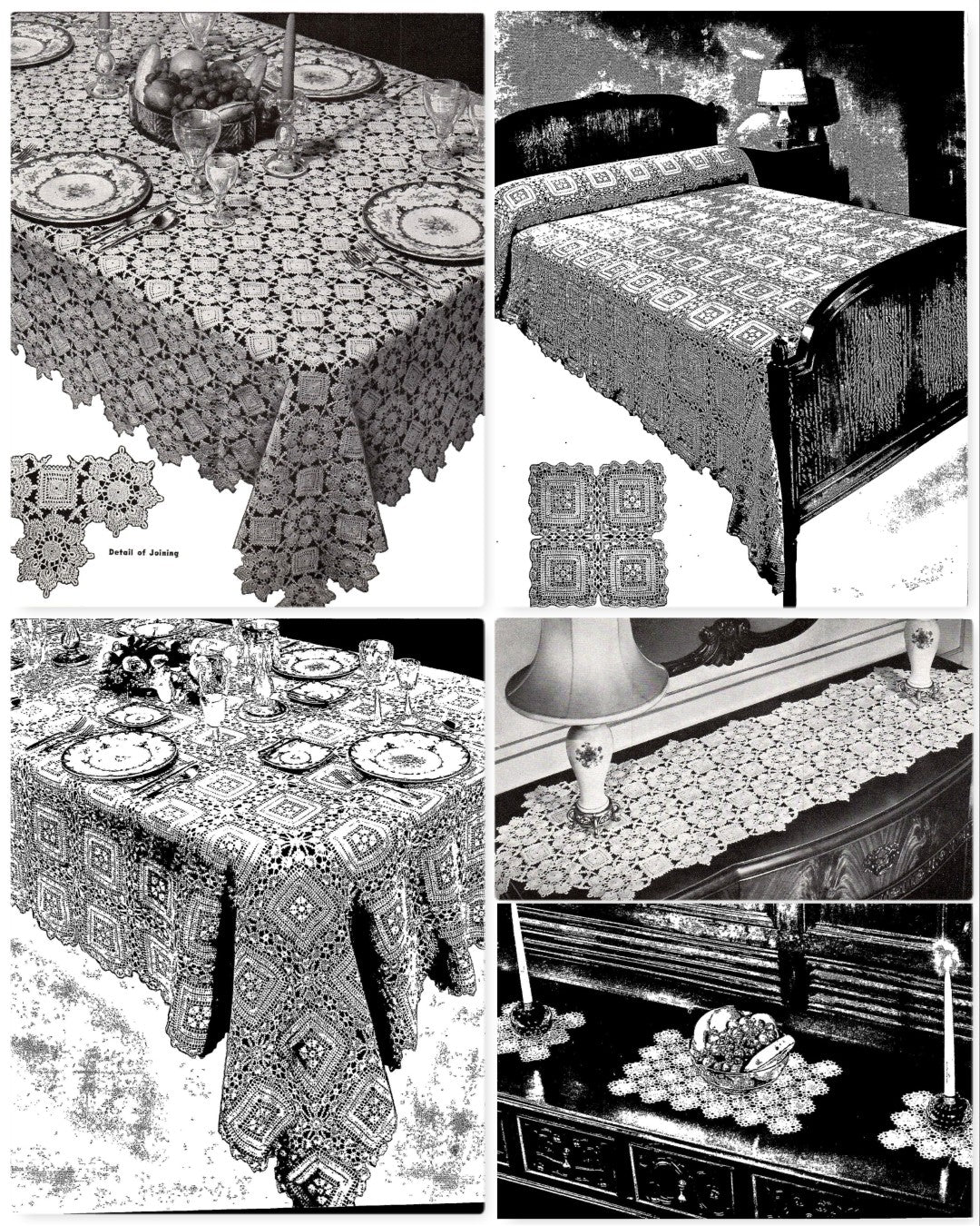 Crochet Charm with Famous D·M·C Cottons, Vol. 401, 1950