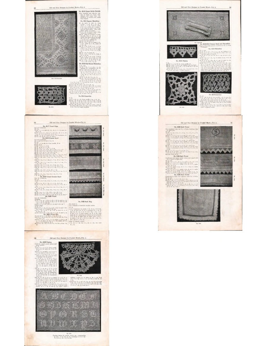 Old and New Designs in Crochet Work, No. 2 (1915)