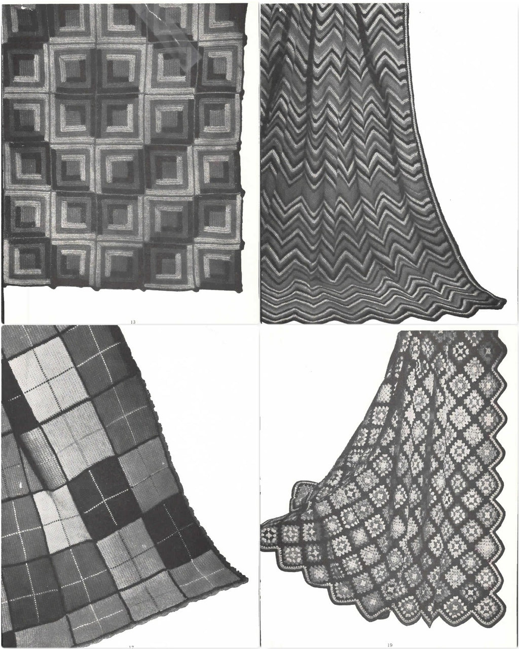 Crocheting Afghans, edited by Rita Weiss, 1979 (Dover Publications, Inc.)