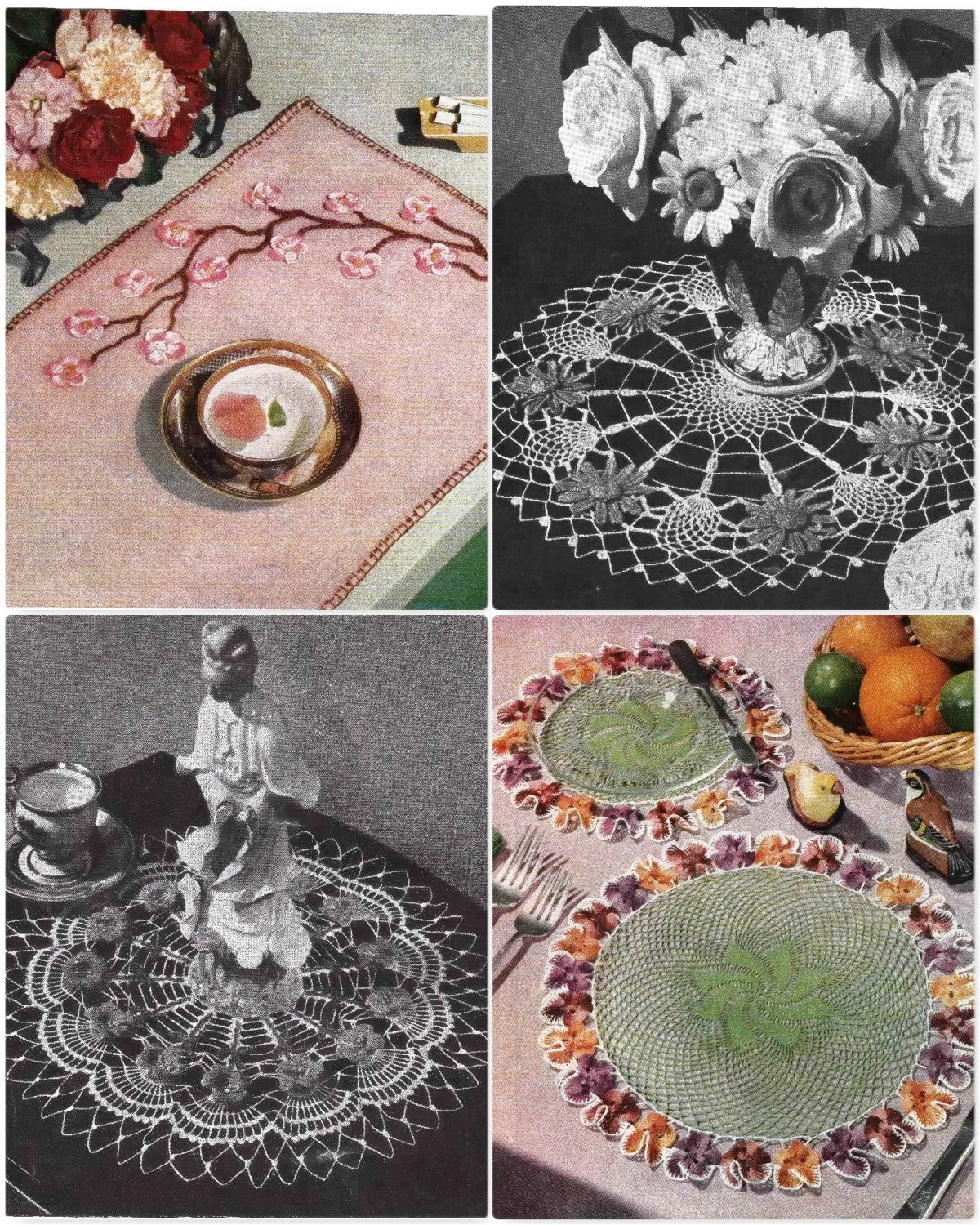 Floral Doilies, Book No. 258, 1949