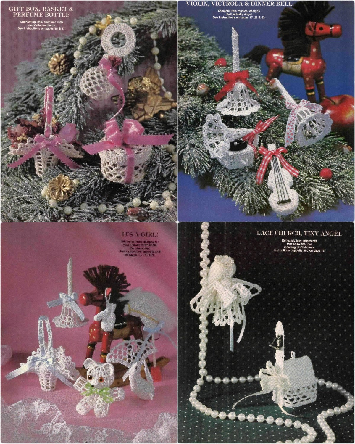 Victorian Crochet Ornaments No. 2, South Maid Book 204, 1984