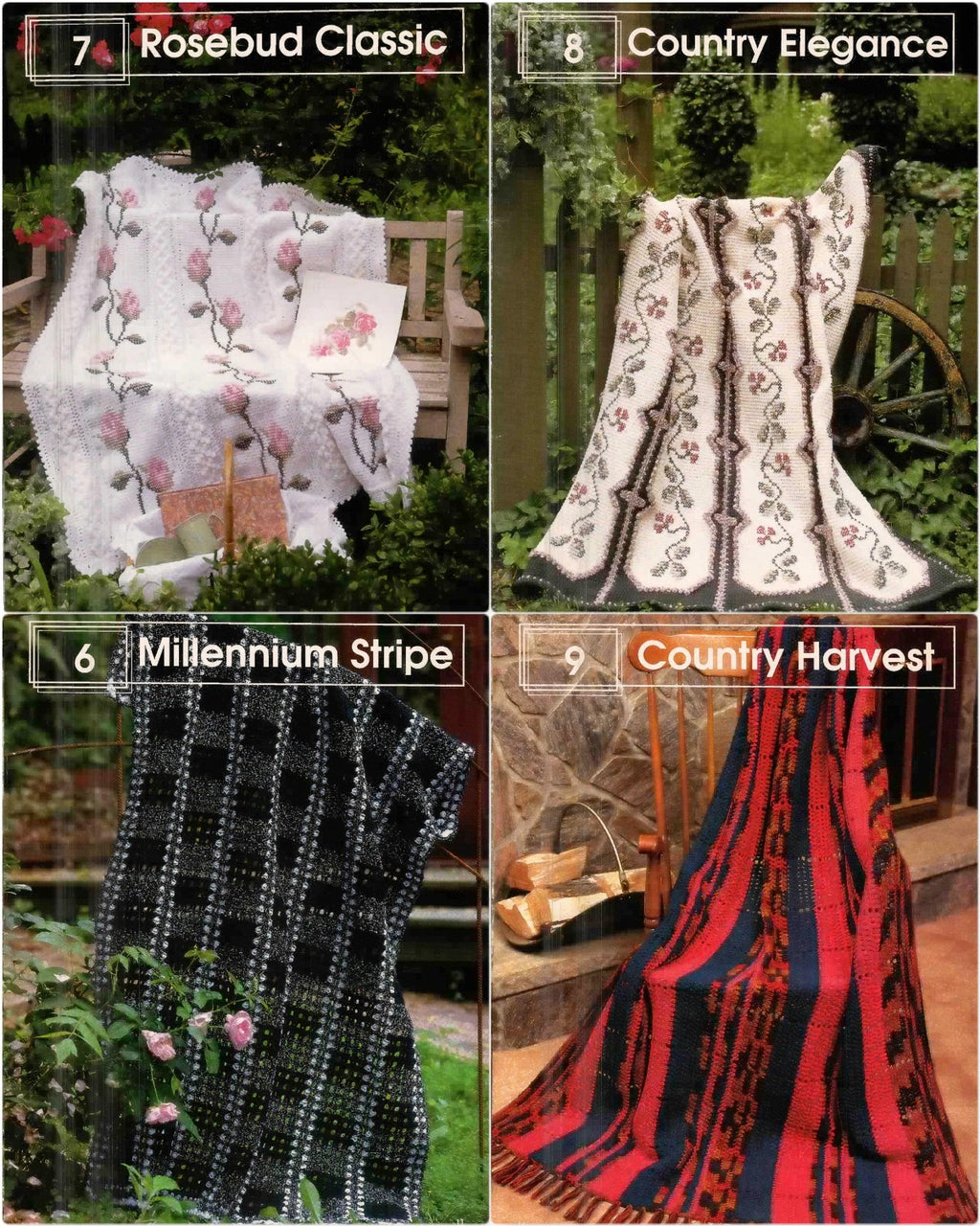 American Country Afghans (Crochet Fantasy Presents...), Winter 2001 (Number 144)