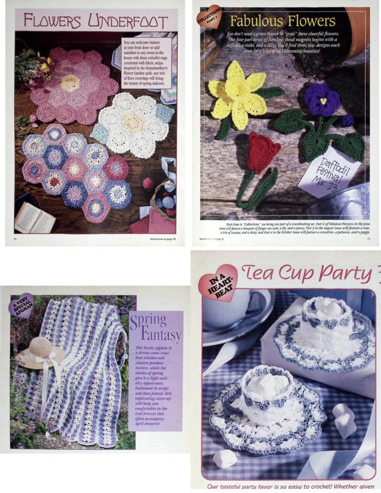 Crochet with Red Heart (Crochet With Heart), April 1998 — Vol. 3 No. 1