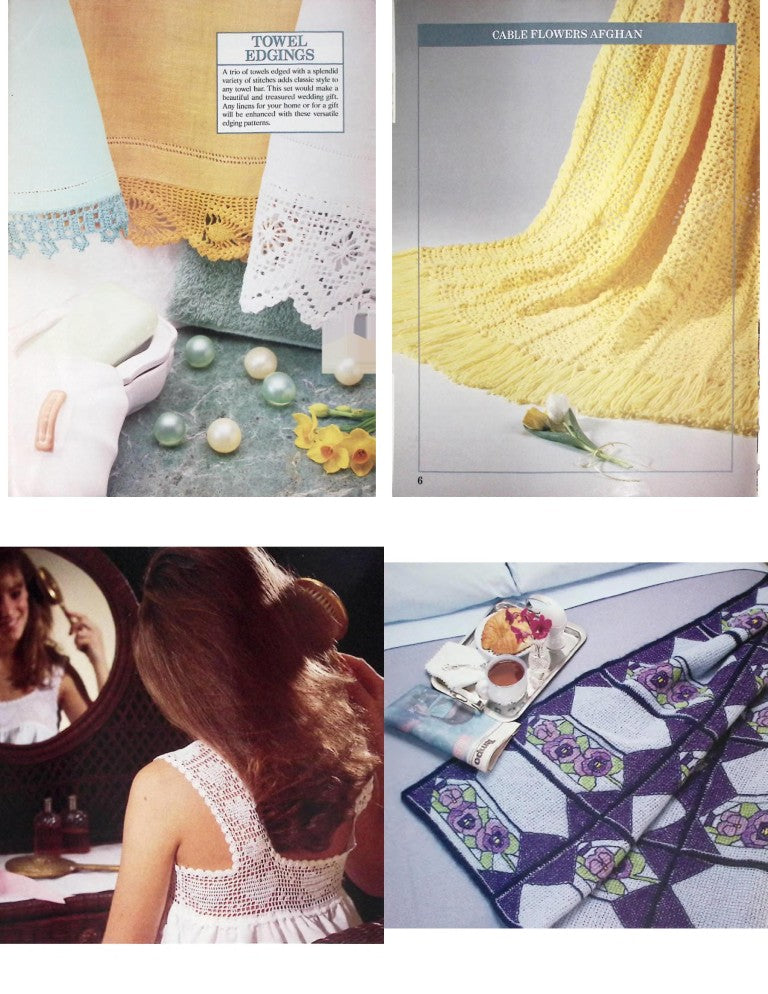 Crochet Patterns by Herrschners, Vol. 3 No. 2 — March/April 1989