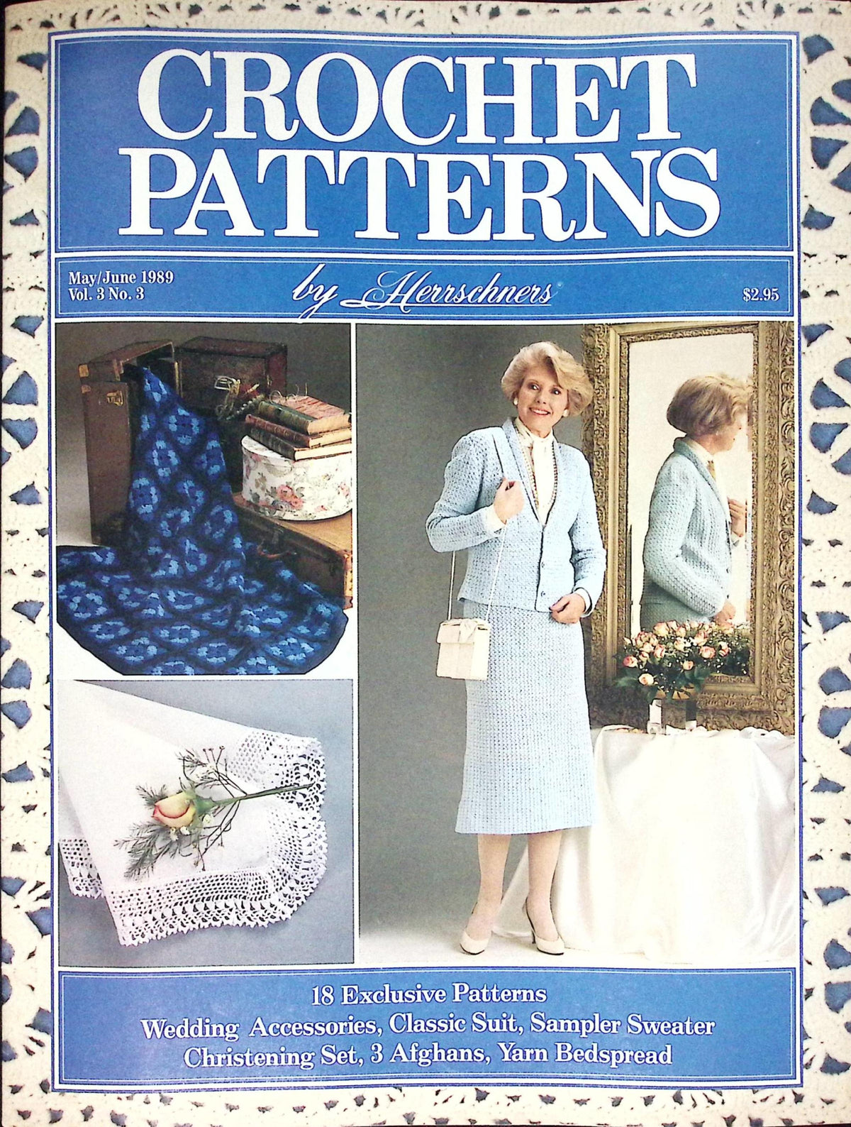 Crochet Patterns by Herrschners, Vol. 3 No. 3 — May/June 1989