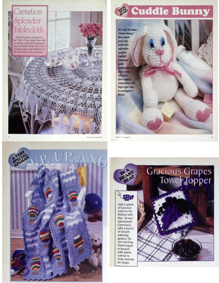Crochet with Red Heart (Crochet With Heart), August 1998 — Vol. 3 No. 3
