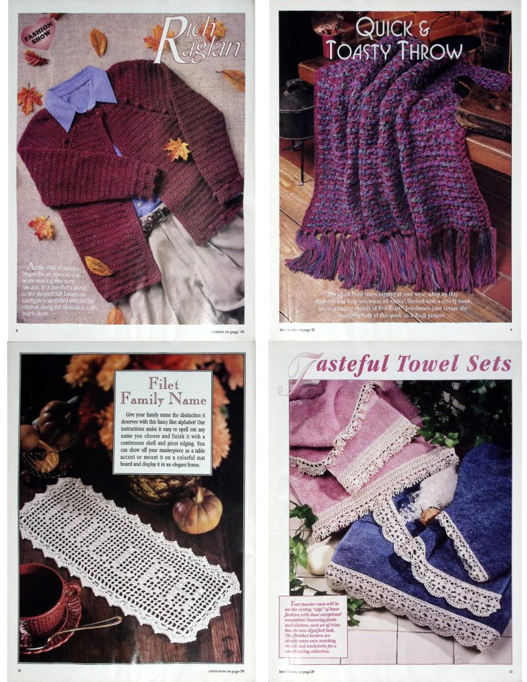 Crochet with Red Heart (Crochet With Heart), October 1998 — Vol. 3 No. 4
