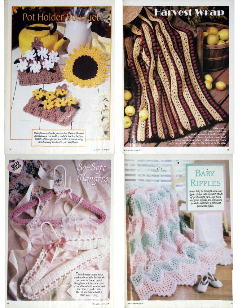 Crochet with Red Heart (Crochet With Heart), October 1998 — Vol. 3 No. 4