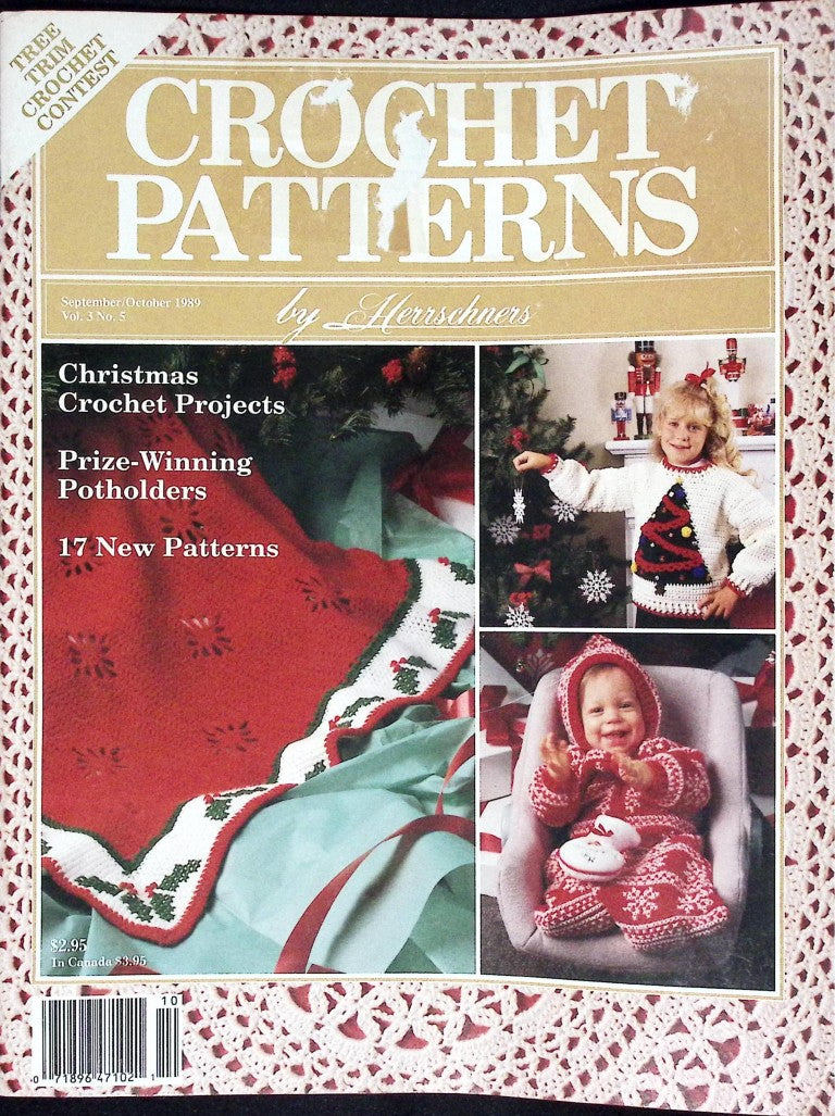 Crochet Patterns by Herrschners, Vol. 3 No. 5 — September/October 1989