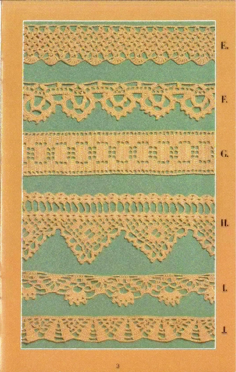 J. & P. Coats A Book Of Edgings – Art J.12 Book 305 (1989, 4th Edition)