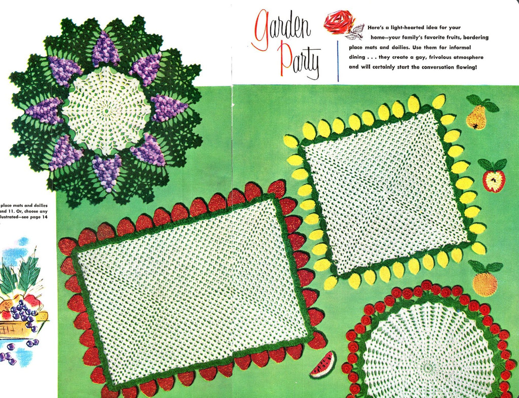 Coats & Clark's O.N.T. Ruffled Doilies, Book No. 306, 1954 (First Edition)