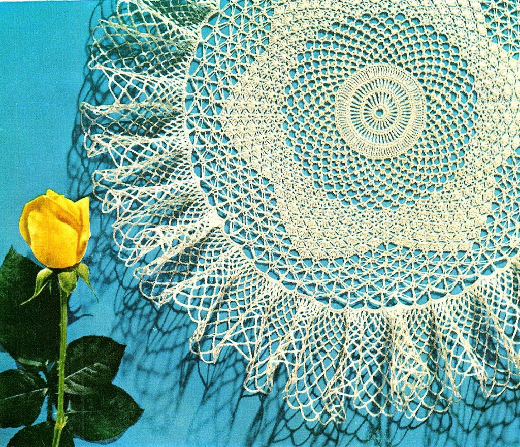 Coats & Clark's O.N.T. Ruffled Doilies, Book No. 306, 1954 (First Edition)