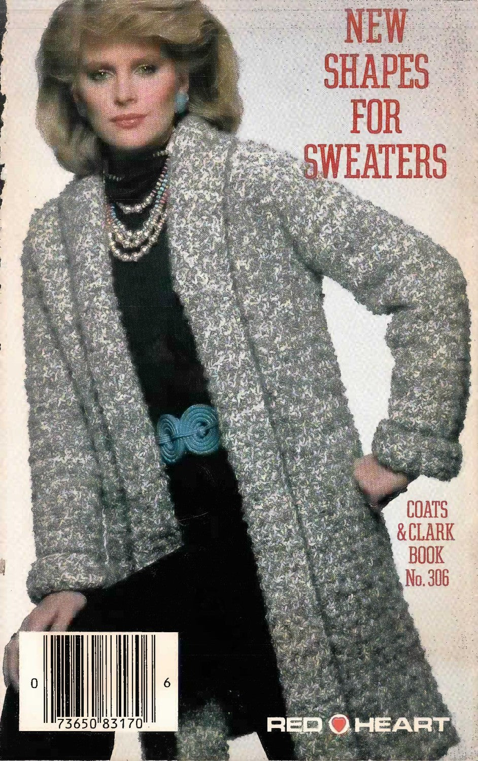 Coats & Clark Book No. 306 – New Shapes for Sweaters (1980)
