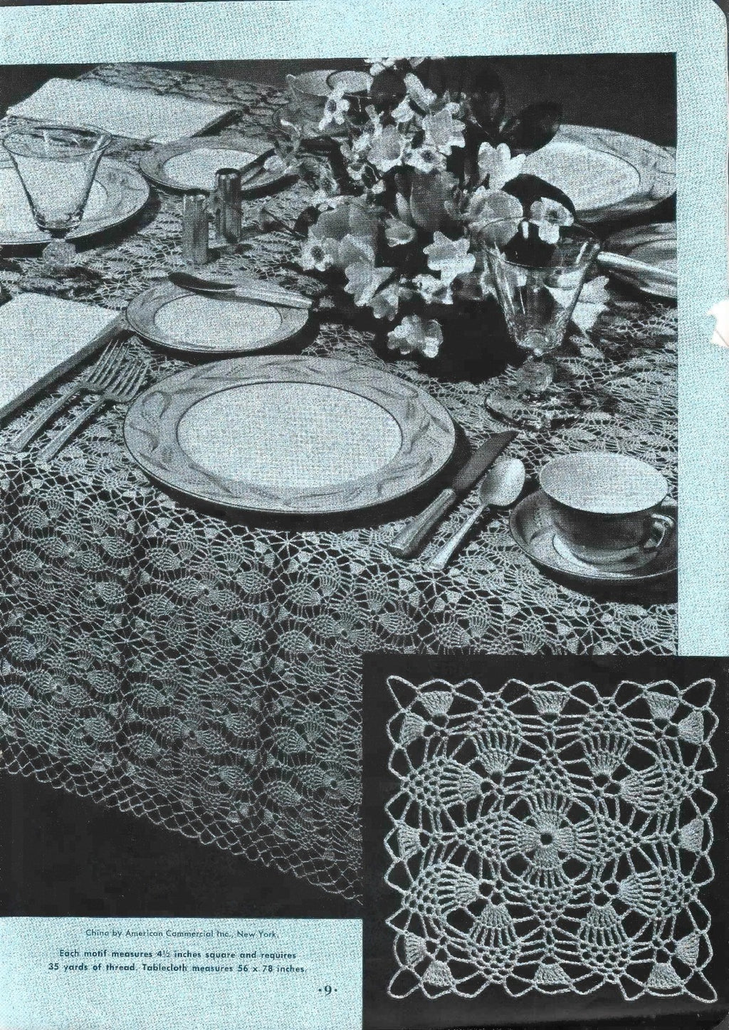 Coats & Clark’s Pineapple Squares, Book No. 314, 1955 (First Edition)